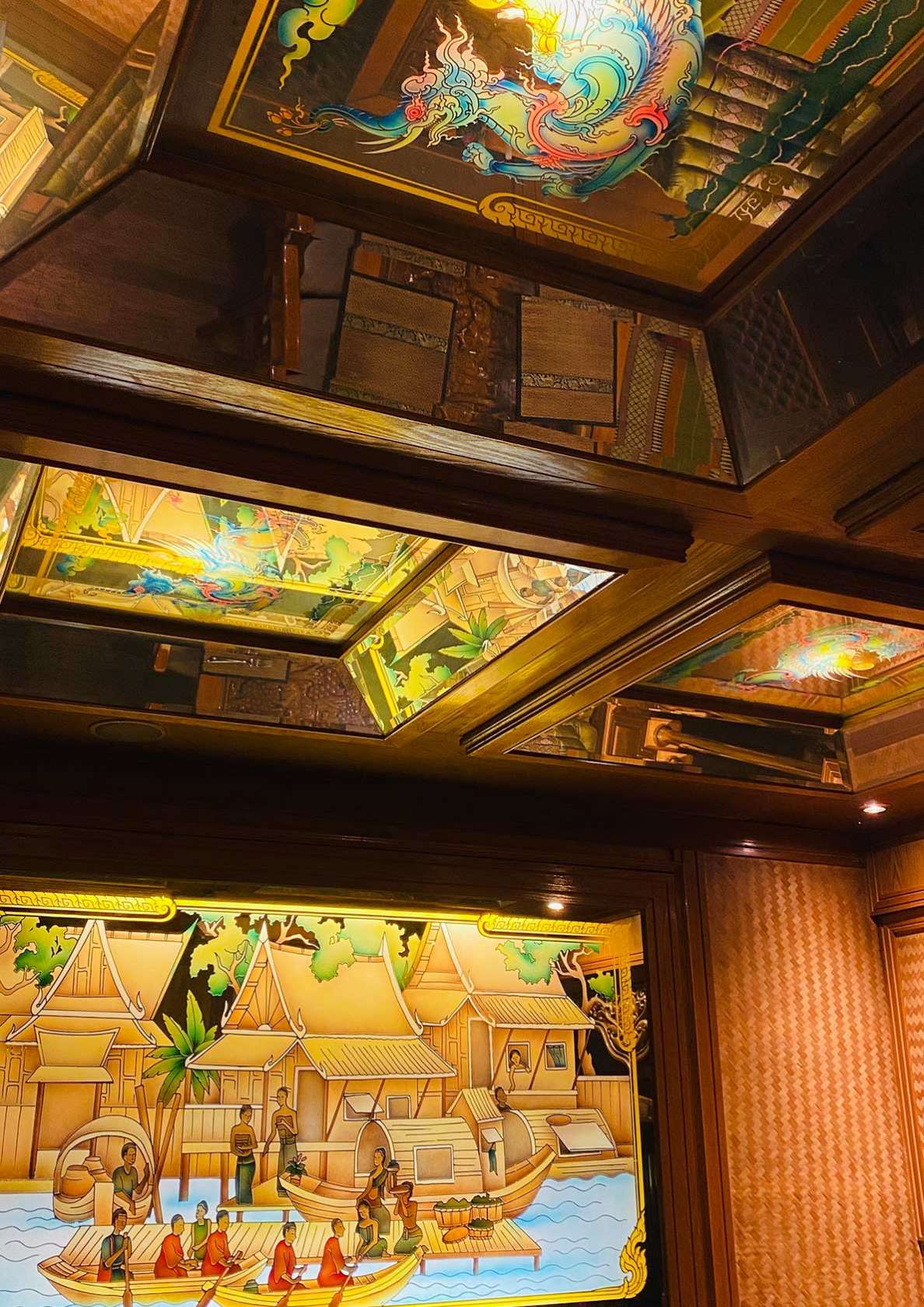 Thailändisches Restaurantambiente in Mannheim