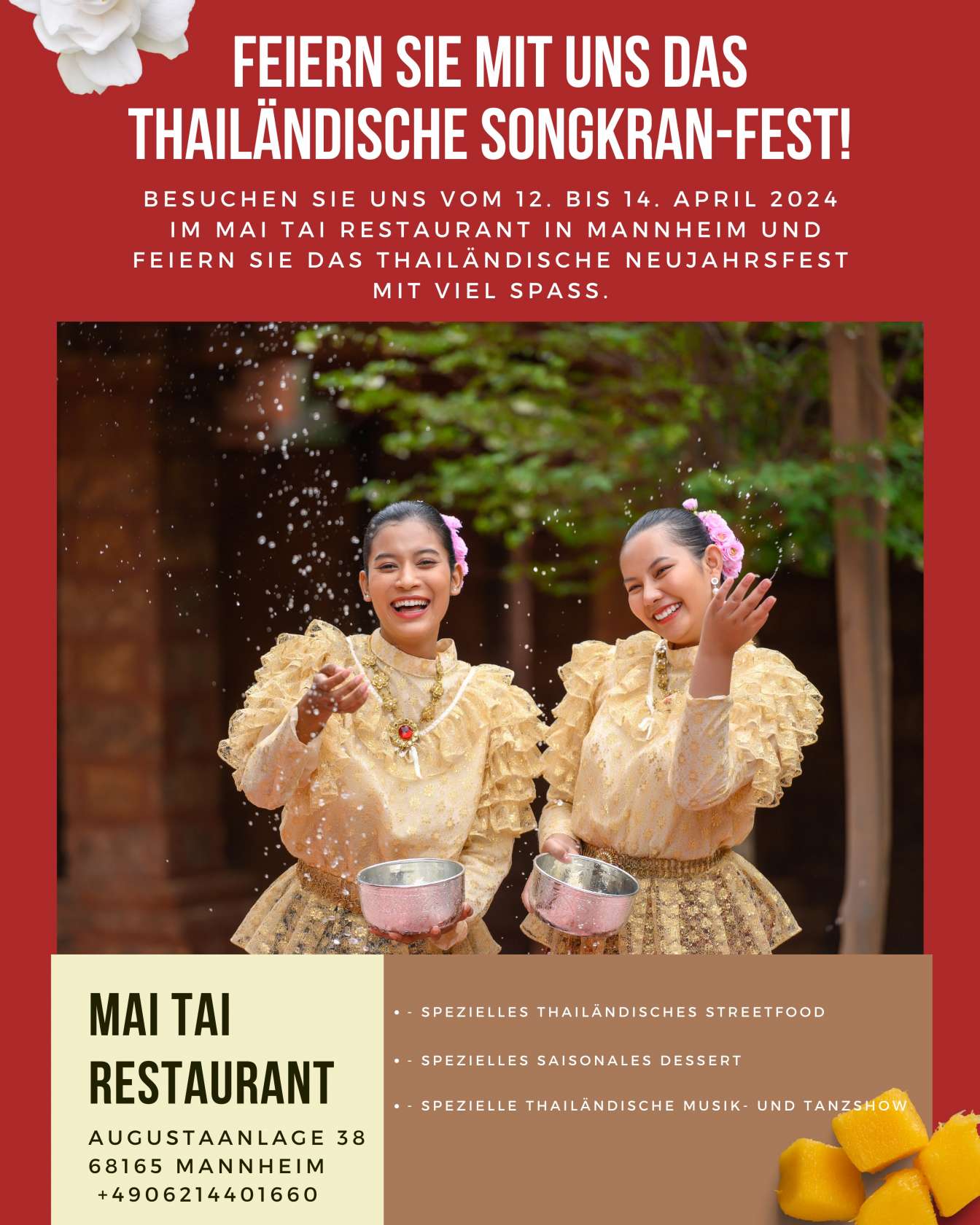 Invitation For Songkran Festival